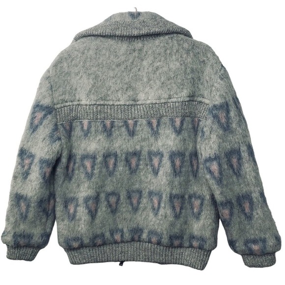 Spelana Scandinavian Wool Full Zip Coat Womens SM Made in Ireland NWT Vintage - Picture 10 of 11
